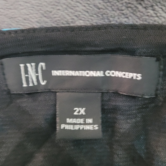 I.N.C. - INTERNATIONAL CONCEPTS MODERN MOD MAXI DRESS - Picture 4 of 7